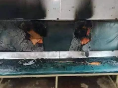 ময়মনসিংহে ট্রেনে আগুন, নাশকতার চেষ্টা