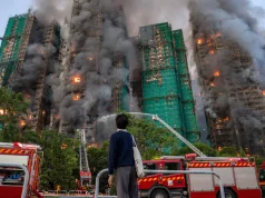 হংকংয়ে বহুতলে অগ্নিকাণ্ড: নিহত ৪৪, নিখোঁজ তিন শতাধিক