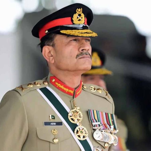 পাকিস্তানের সেনা সর্বাধিনায়ক আসিম মুনির