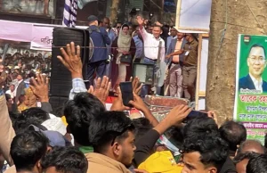 সমাবেশে তারেক রহমান, জনজোয়ারে উত্তাল আলিয়া মাদ্রাসা মাঠ