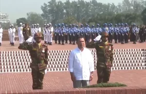 জাতীয় স্মৃতিসৌধে প্রধানমন্ত্রী তারেক রহমানের শ্রদ্ধা