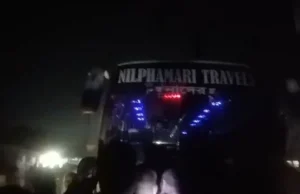 দেবীগঞ্জে বাসের ধাক্কায় মা ও মেয়ের করুণ মৃত্যু
