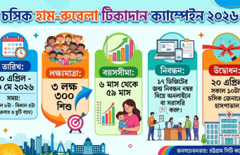 হাম-রুবেলা মুক্ত চট্টগ্রাম গড়তে মেয়রের ঘোষণা: লক্ষ্য ৩ লক্ষাধিক শিশু