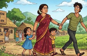 টিকটক থেকে পরিচয়, অতঃপর মেয়ের হবু বরের হাত ধরে উধাও তিন সন্তানের মা