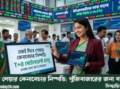 একই দিনে শেয়ার কেনাবেচার নিষ্পত্তি: পুঁজিবাজারের জন্য বড় সুখবর