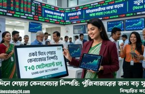 একই দিনে শেয়ার কেনাবেচার নিষ্পত্তি: পুঁজিবাজারের জন্য বড় সুখবর