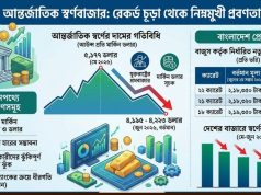 রেকর্ড চূড়া থেকে স্বর্ণের বড় পতন: বিশ্ববাজারের ধাক্কা বাংলাদেশেও