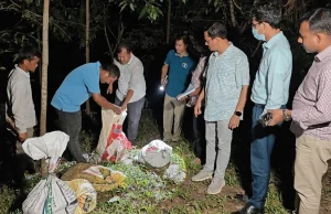 খাগড়াছড়িতে পাঁচ বস্তা গুইসাপসহ নারী আটক