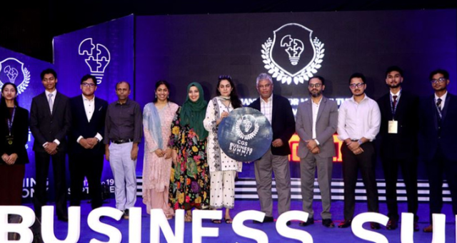 Mohammad Amirul Hoque, president of the Chittagong Chamber of Commerce & Industry, poses for a photograph after inaugurating “CGS Business Summit 2026